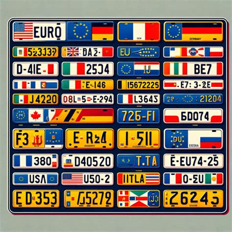 understanding european license plates